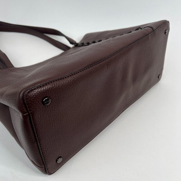 Calvin Klein Adeline Triple Compartment Tote, Brunette - Picture 10 of 11